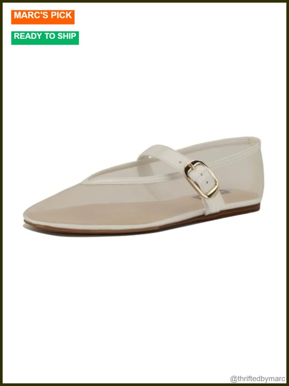 Womens Vancee Square Toe Buckle Flat Mary Jane Mesh Flats Formal